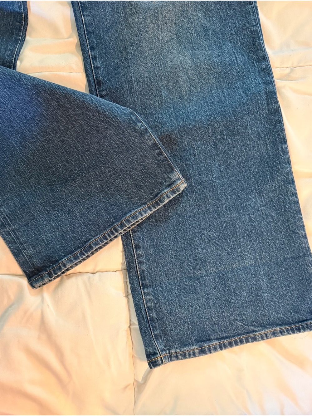 J. Crew Women Denim Slim Wide-Leg Jeans - Picture 4 of 6